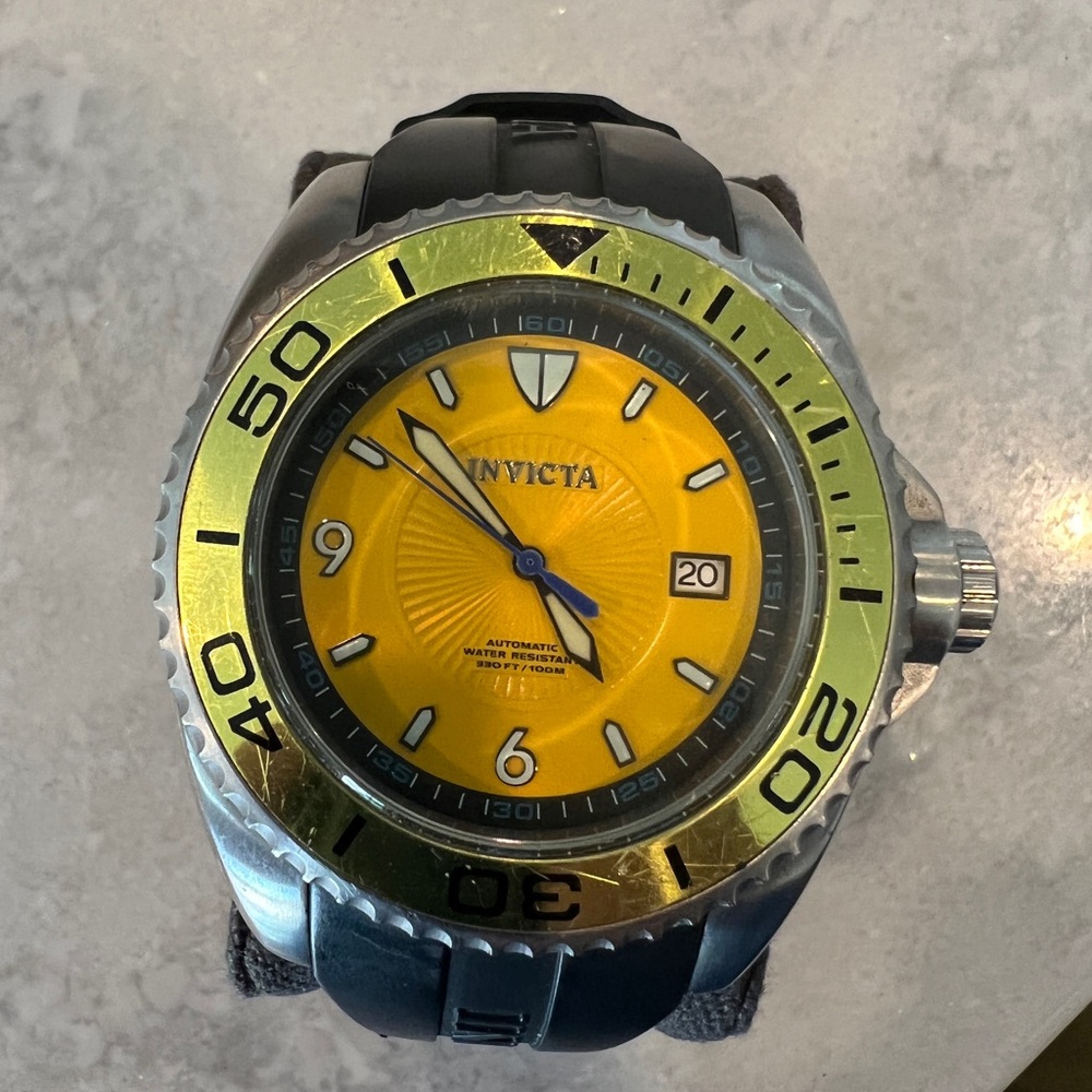 Invicta Pro Diver.  Automatic movement, museum back, original band.